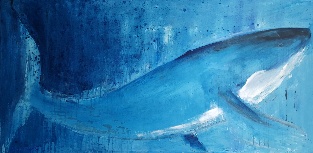 Technik: Acryl auf LeinwandSerie: Meeres-SymphonieTitel: DominanzJahr: 2015; 60x120Preis: 550,- EUR